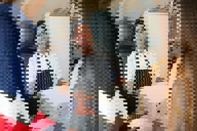 Opening Day Rush: Hidden Kitchen Serves Up Vegan Comfort Food To Long Lines